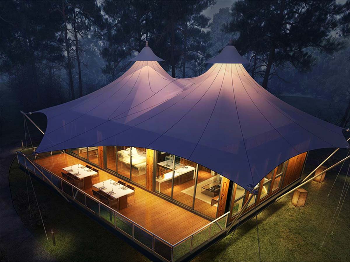 safari style luxury tent