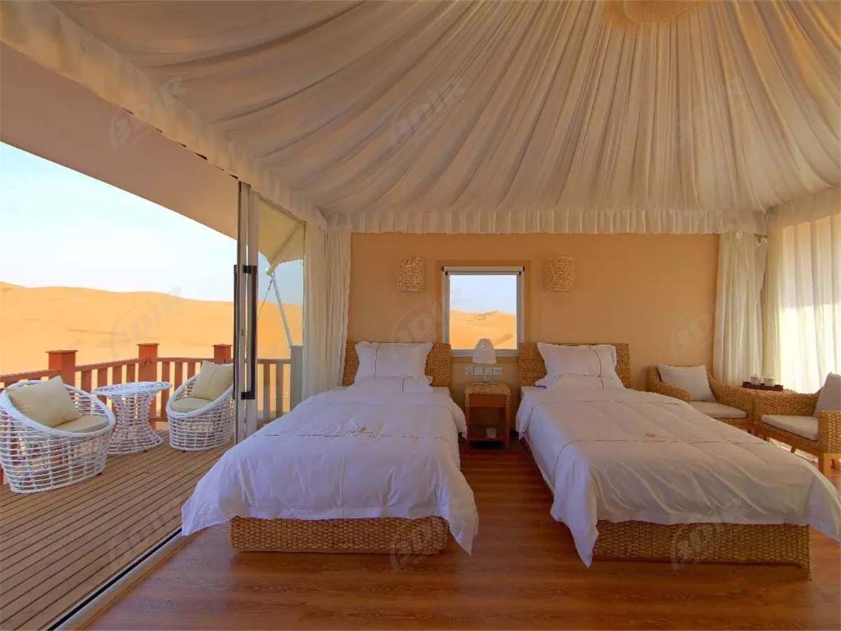 خيمة فندق خمس نجوم ، منتجع خيام التخييم في الصحراء - معسكر ليال الصحراء في عمان