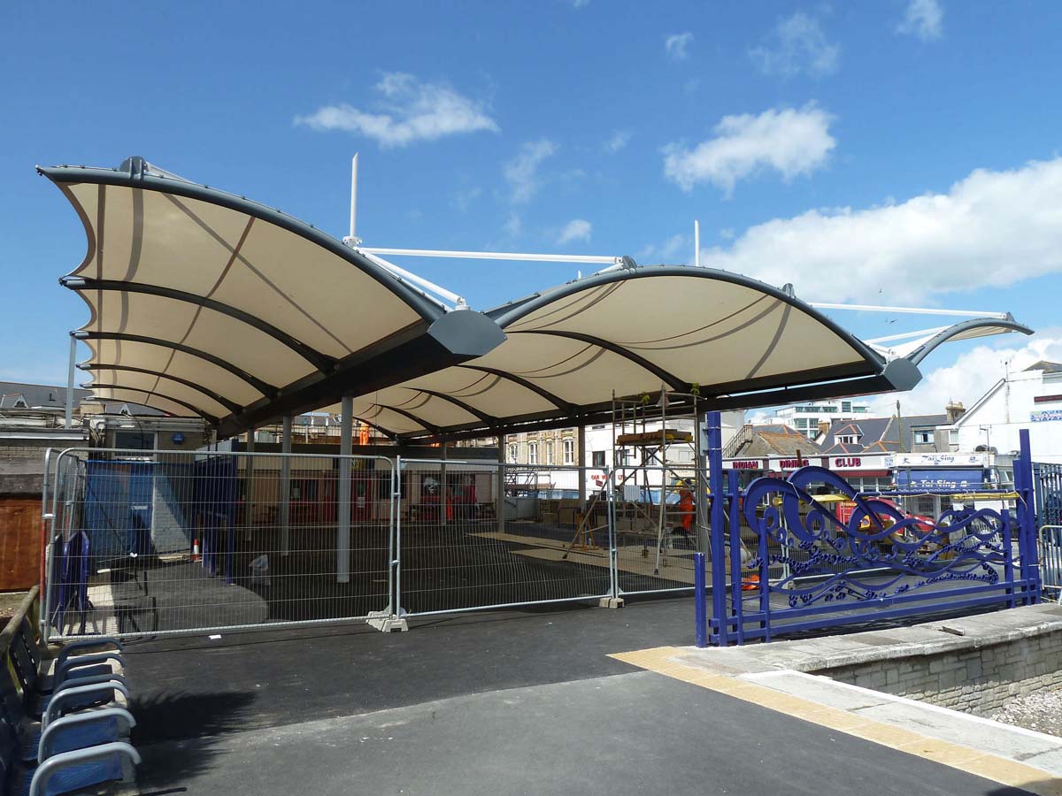 Outdoor Gym Fitness Center Canopy - Build Health Club Shade Structures