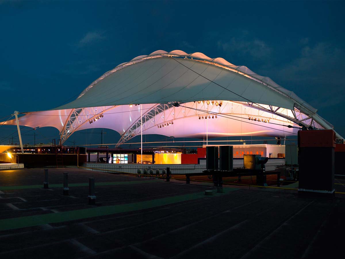 Outdoor Stage and Effect Tensile Structures, Fabric Canopies Coverings