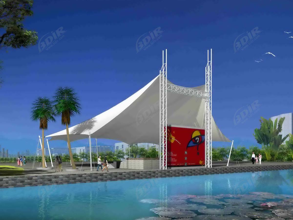 Tensile Structures for Amphitheater, Open Air & Outdoor Theater Canopy