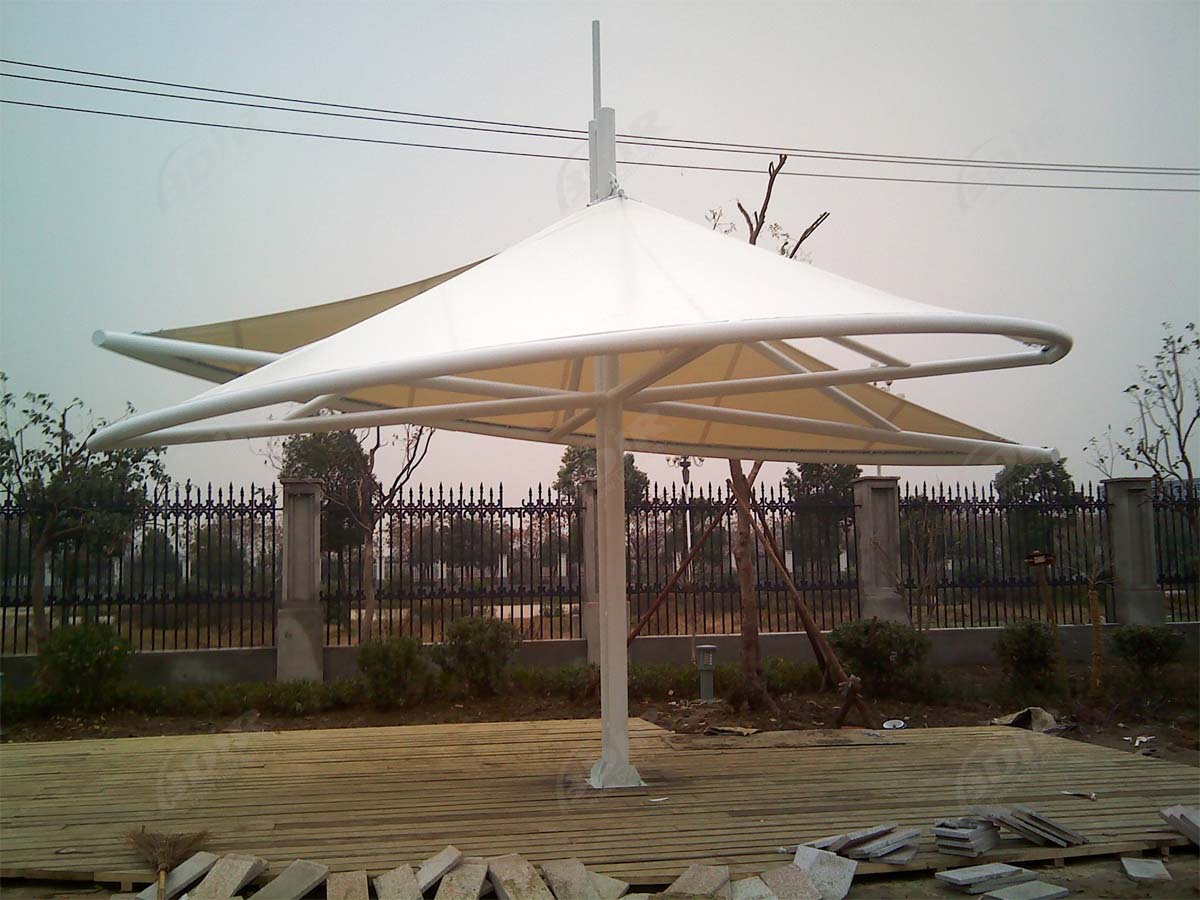 Structure Tendue pour Parapluie Extérieur - Stores, Voiles, Auvents et Auvents