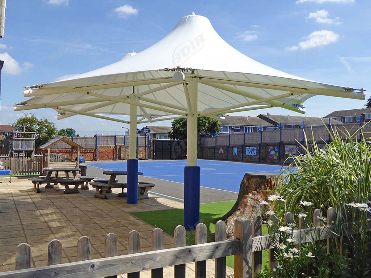 Outdoor Umbrella Tensile Structure Shades, Sails, Canopies and Awnings
