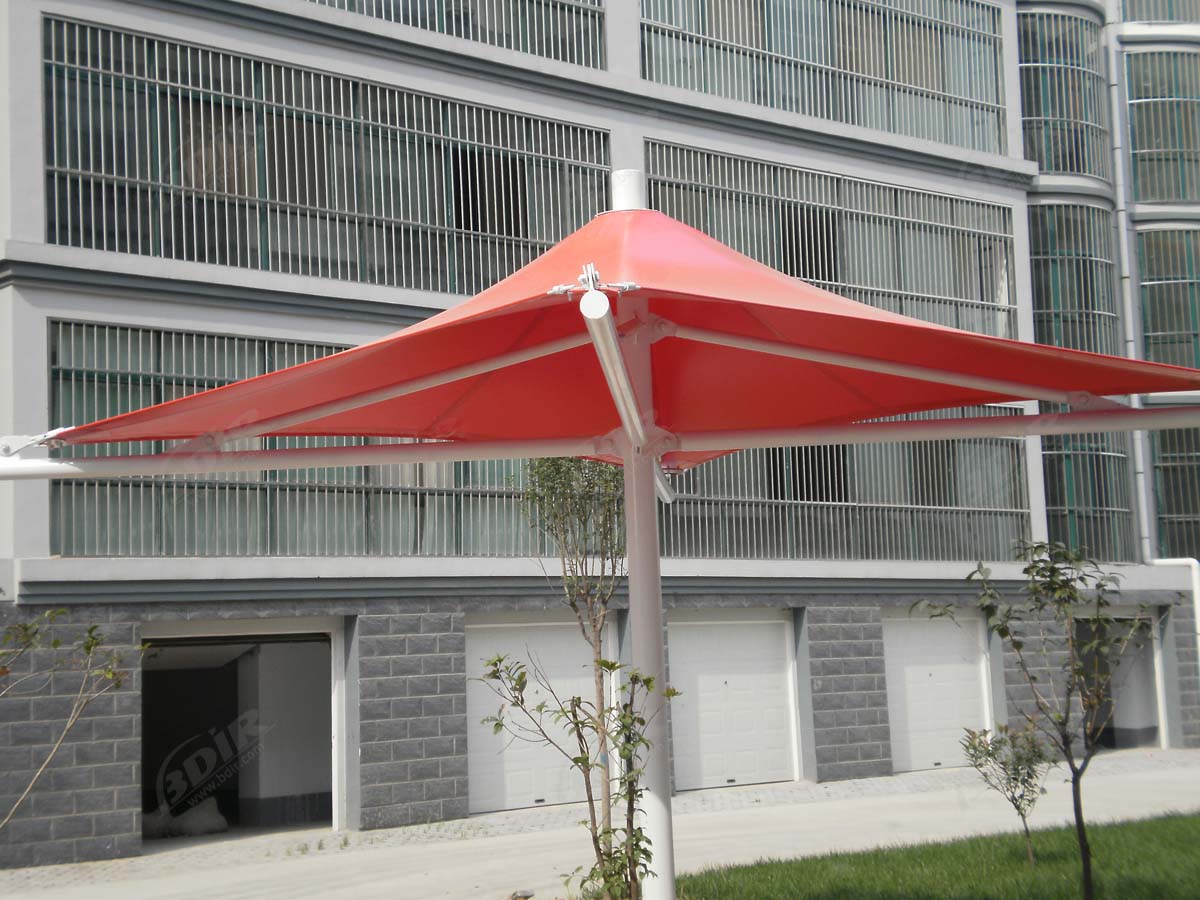 растяжимая структура для зонтов на открытом воздухе - шторы, паруса, навесы и навесы