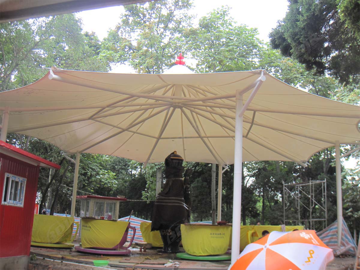 هيكل الشد المظلة في الهواء الطلق - الظلال والأشرعة والمظلات والمظلات