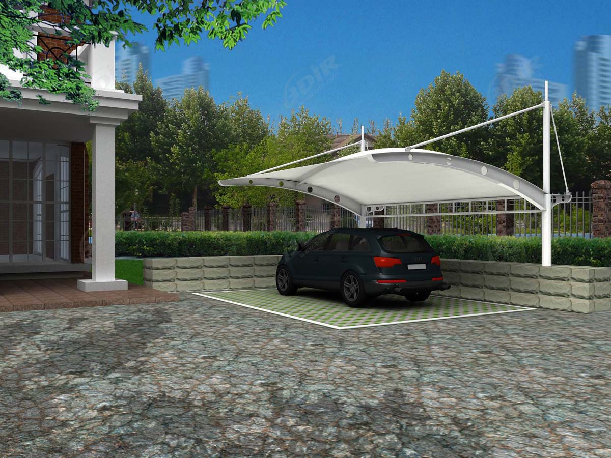 Cobertizos de Estacionamiento de Automóviles Privados - Techo de Estacionamiento para Casa Privada Villa Jardín al Aire Libre