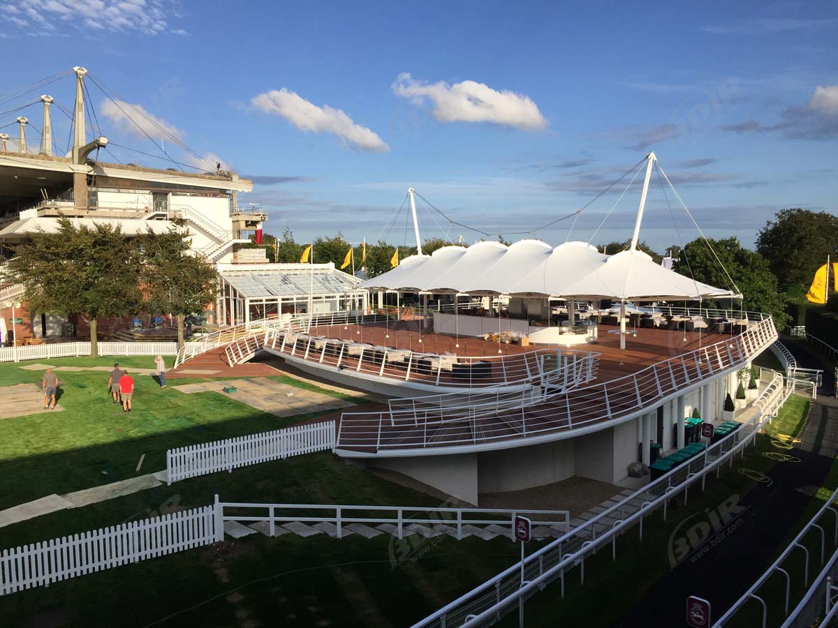 Racecourse Canopy | Tensile Shade Structure for Race Course
