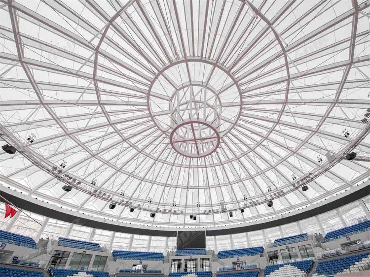Stadyum Gerilim Yapısı Ve Gölge Yapısı Şemsiye Ve PTFE Membran Yapısı