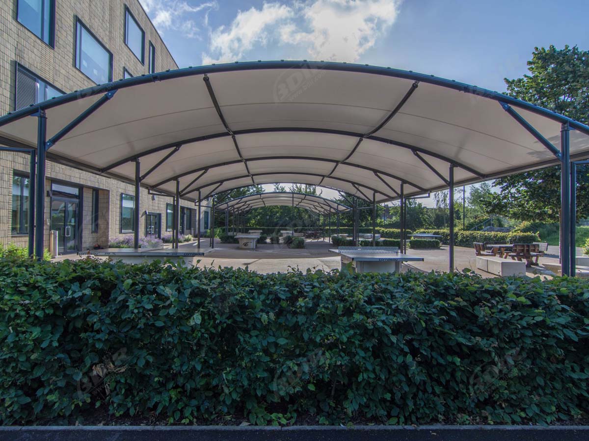 Table Tennis Court Canopy Covers - Build Health Club Shade Fabric Structures