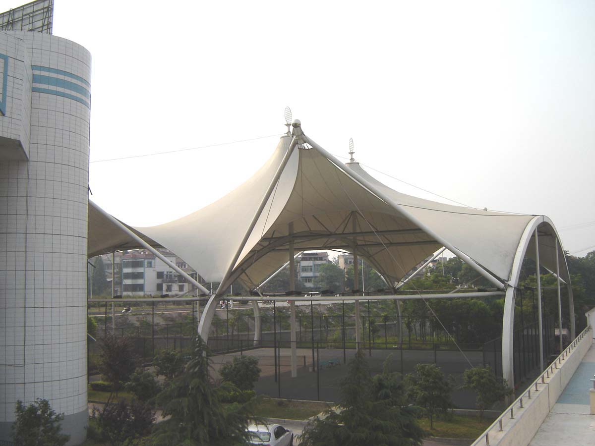 Tennis Court Shade Structures | Awnings Canopy for Indoor Tennis Construction