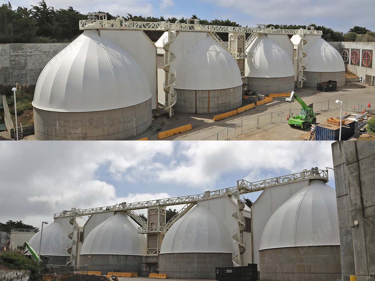 Estruturas de Cobertura Elástica para Estações de Tratamento de Esgoto À Beira-Mar e de Águas Residuais
