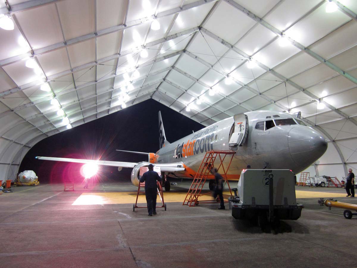 Structure en Tissu Tendu pour les Hangars pour L'Aviation, L'Armée, L'Avion, le Hangar pour Hélicoptères