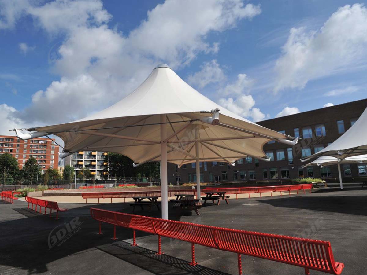 Tensile Structure in College, Campus, Junior & Middle School Play Ground