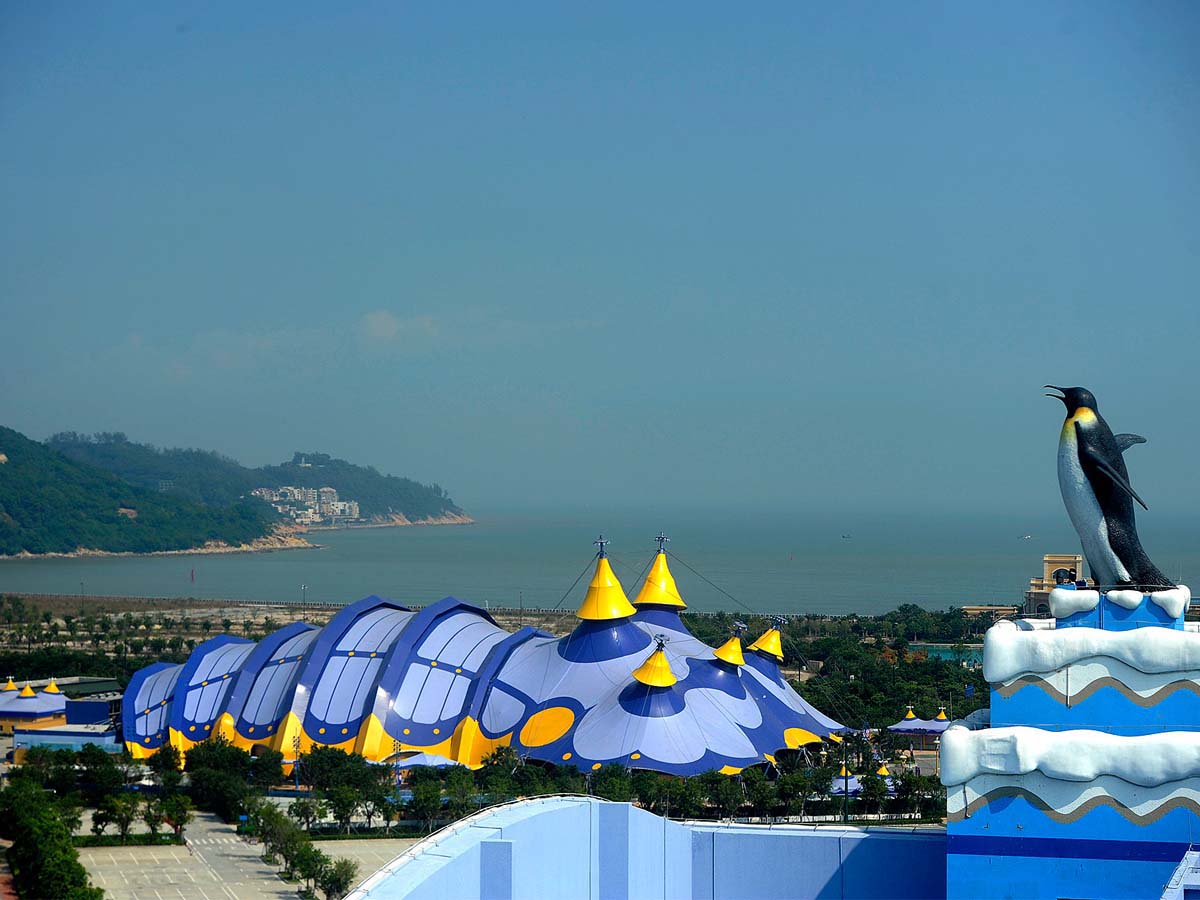 Tensile Structure for Acrobatics Pavilion, Big Top Circus Fabric Canopy