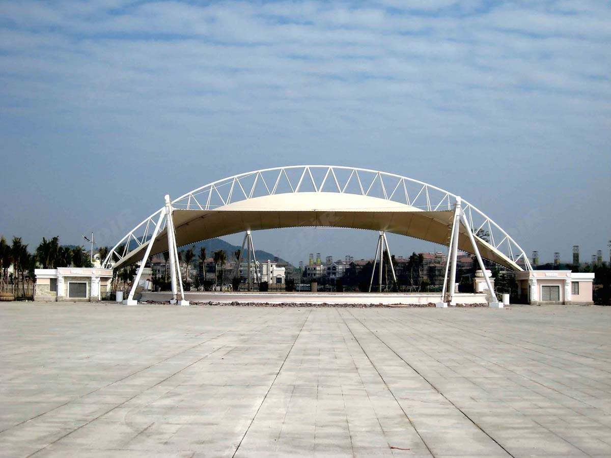 Tensile Structures for Entrance Gate Covered Entryways Canopies