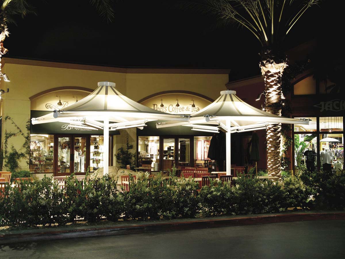 Customize Tensile Structures for Cafes - Coffee Shop & House Canopies, Awnings, Shelters