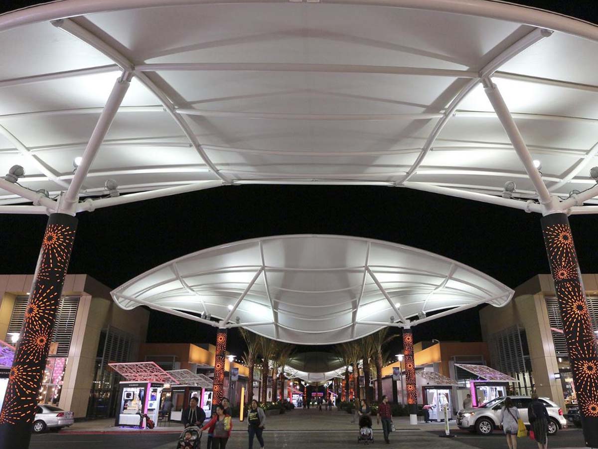 Tensile Structures for Commercial Street / Retail Park / Pedestrian Street