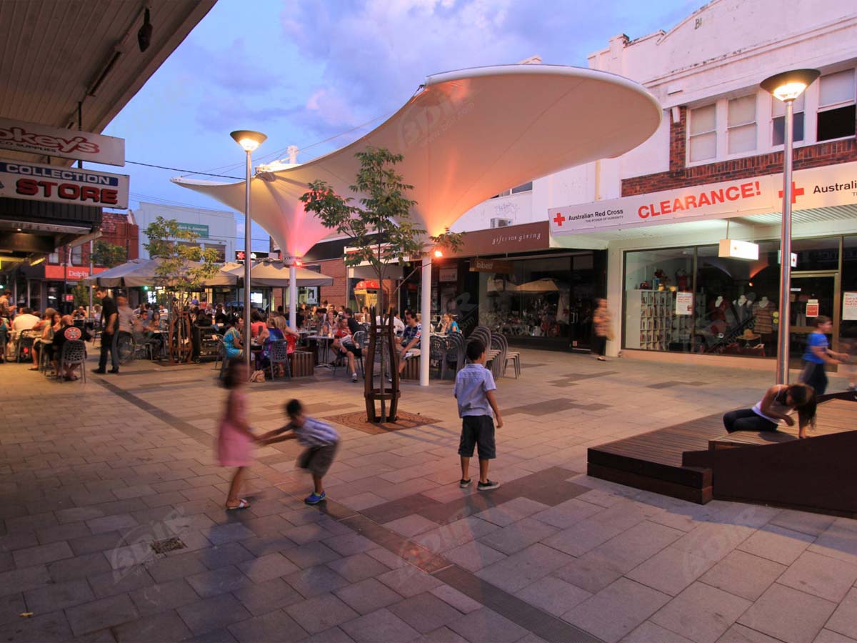 Tensile Structures for Commercial Street / Retail Park / Pedestrian Street