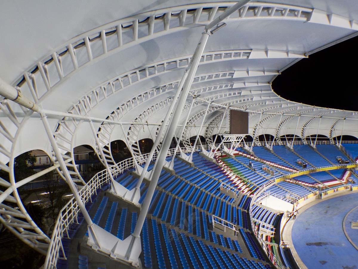 Struktur Tarik untuk Gimnasium, Stadion Sepak Bola, Pusat Olahraga