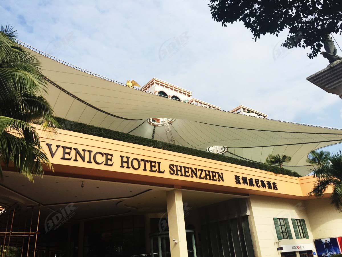 Tensile Structures for Hotel - Club Roof, Canopies, Shades, Awnings, Shelters