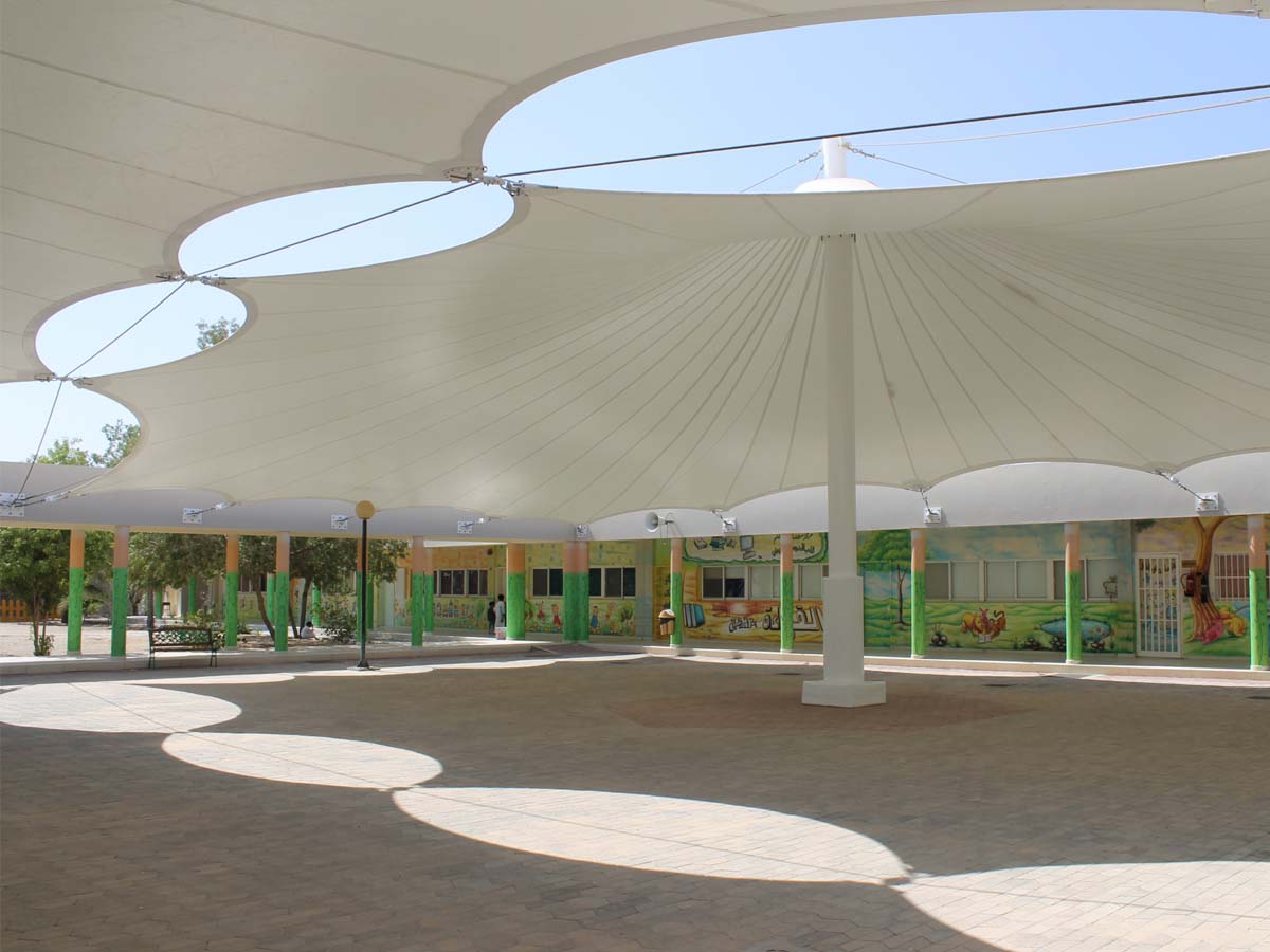 China Tensile Structures for Kindergarten School - Fabric Cover, Roof, Canopy fornecedor Tensile Structures for Kindergarten School - Fabric Cover, Roof, Canopy
