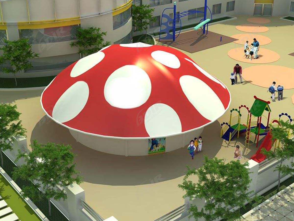 Tensile Structures for Kindergarten School Fabric Cover, Roof, Canopy