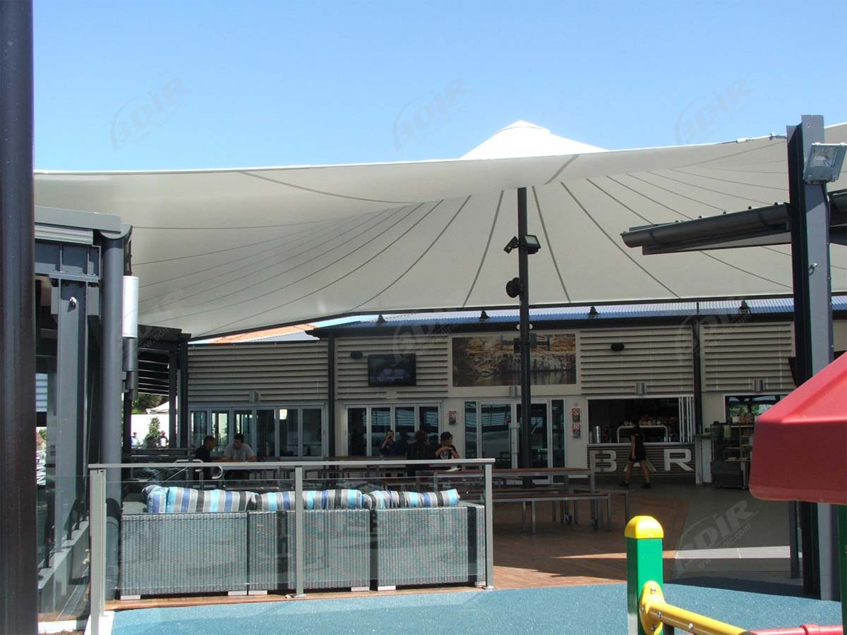 Tensile Structures for Pub, Bar, Casino - Fabric Canopies, Awnings, Shelters
