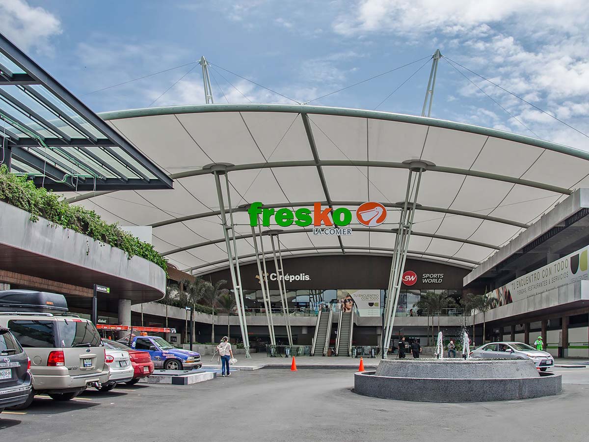 Estruturas Elásticas Personalizadas para Shopping Center, Shopping Galleria, Centros de Varejo, Praça