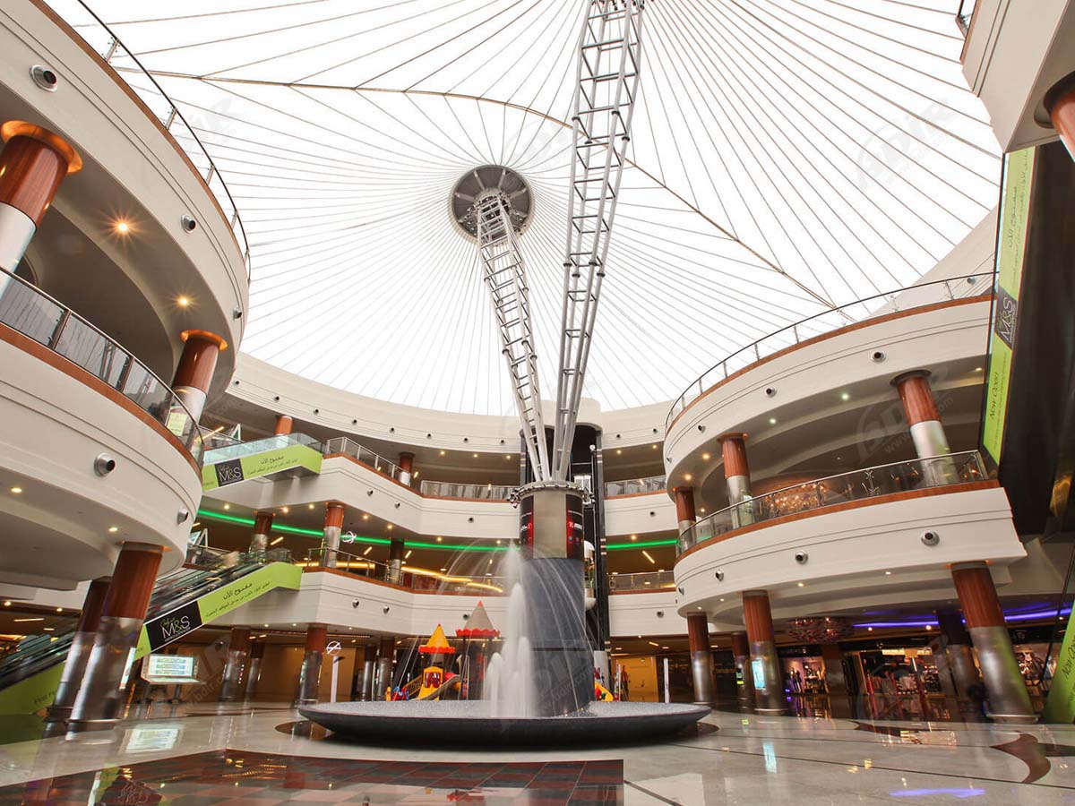 Struktur Tarik Kustom untuk Pusat Perbelanjaan, Mal Galleria, Pusat Ritel, Plaza