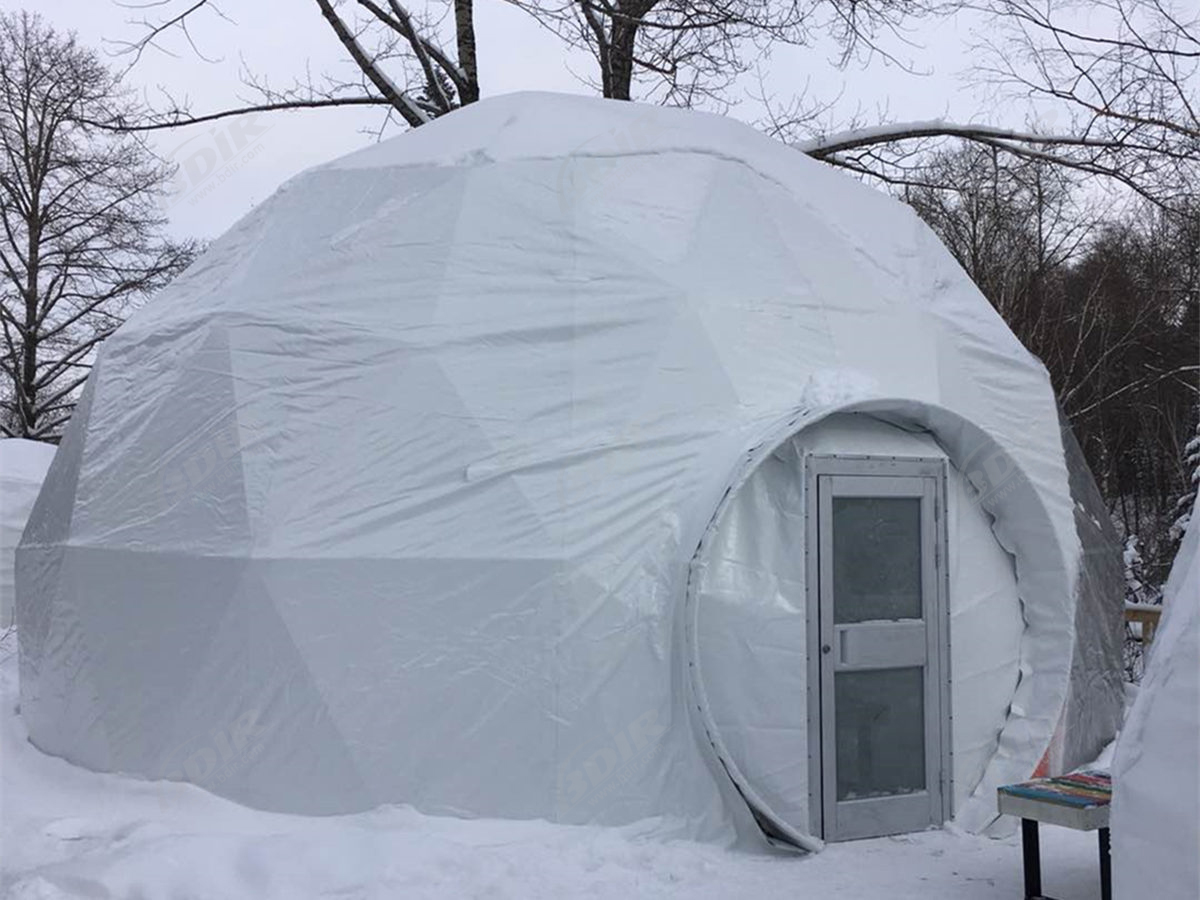 Luxe Bolvormige Koepel Pod, Comfort Camping Tenten Accommodatie