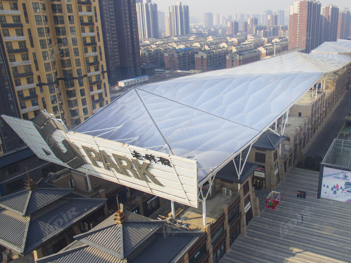 مادة غشاء فيلم ETFE الشفافة للواجهة التجارية والسقف