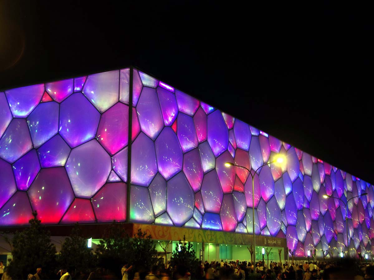 Cubo de Agua - el Proyecto de Aplicación ETFE Más Grande del Mundo