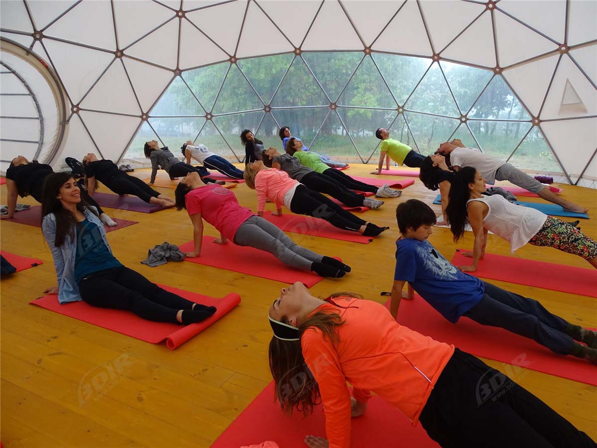 Cúpulas de Yoga | Abrigo em Domo Geodésico | Tenda de Domo Esportivo - Fornecedor & Fábrica