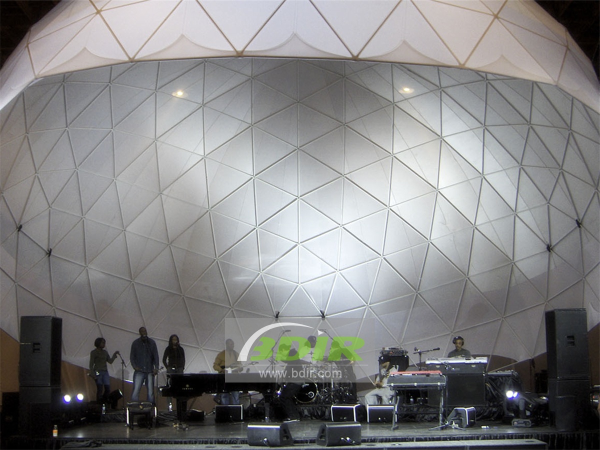 Cúpula de Concerto | Estruturas para Festivais | Dome para Eventos Musicais - Design e Fornecedor