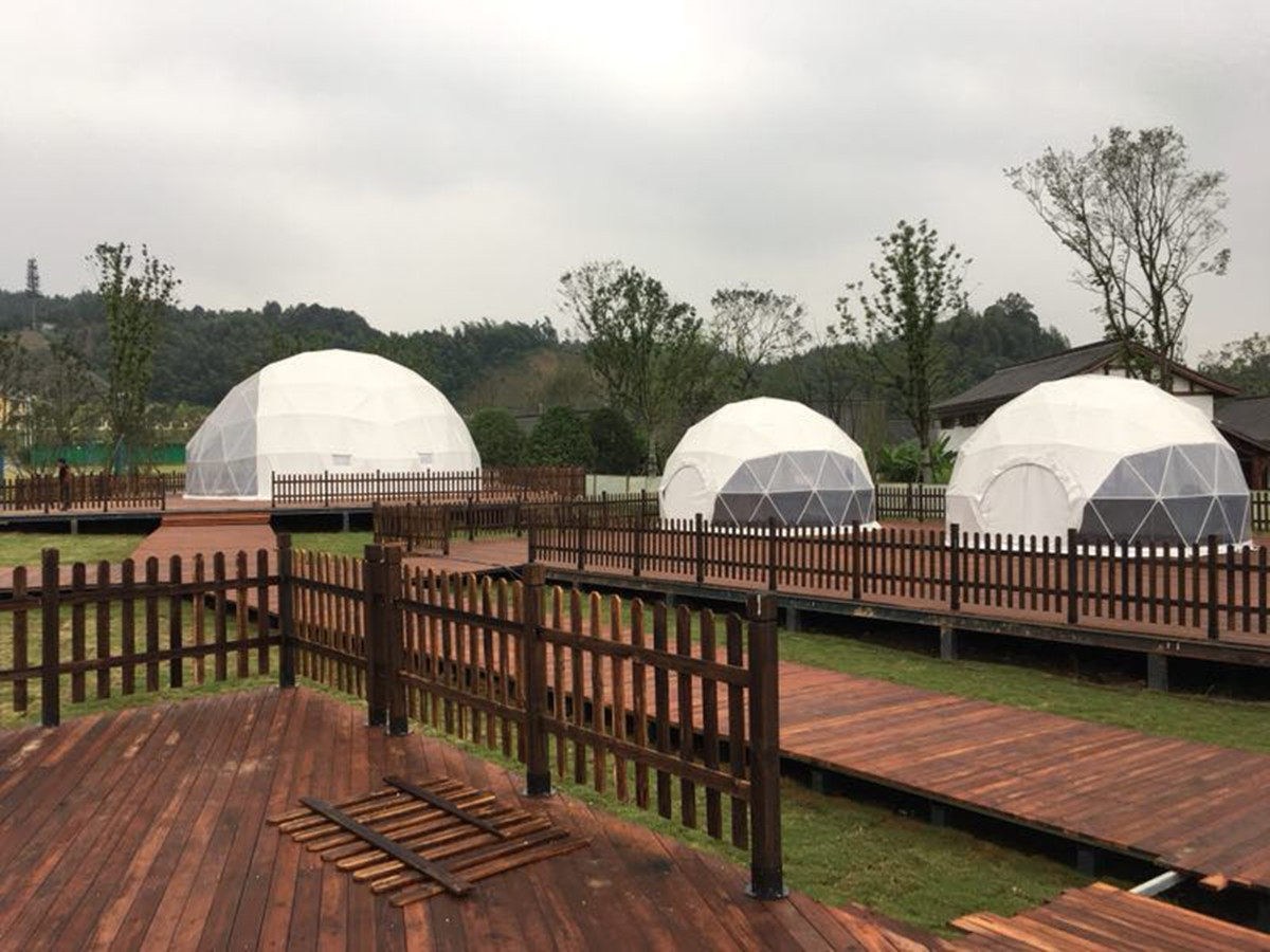 Koepelvormige Gebouwen voor Buiten | Camping Bubble Tent - Hunan, China