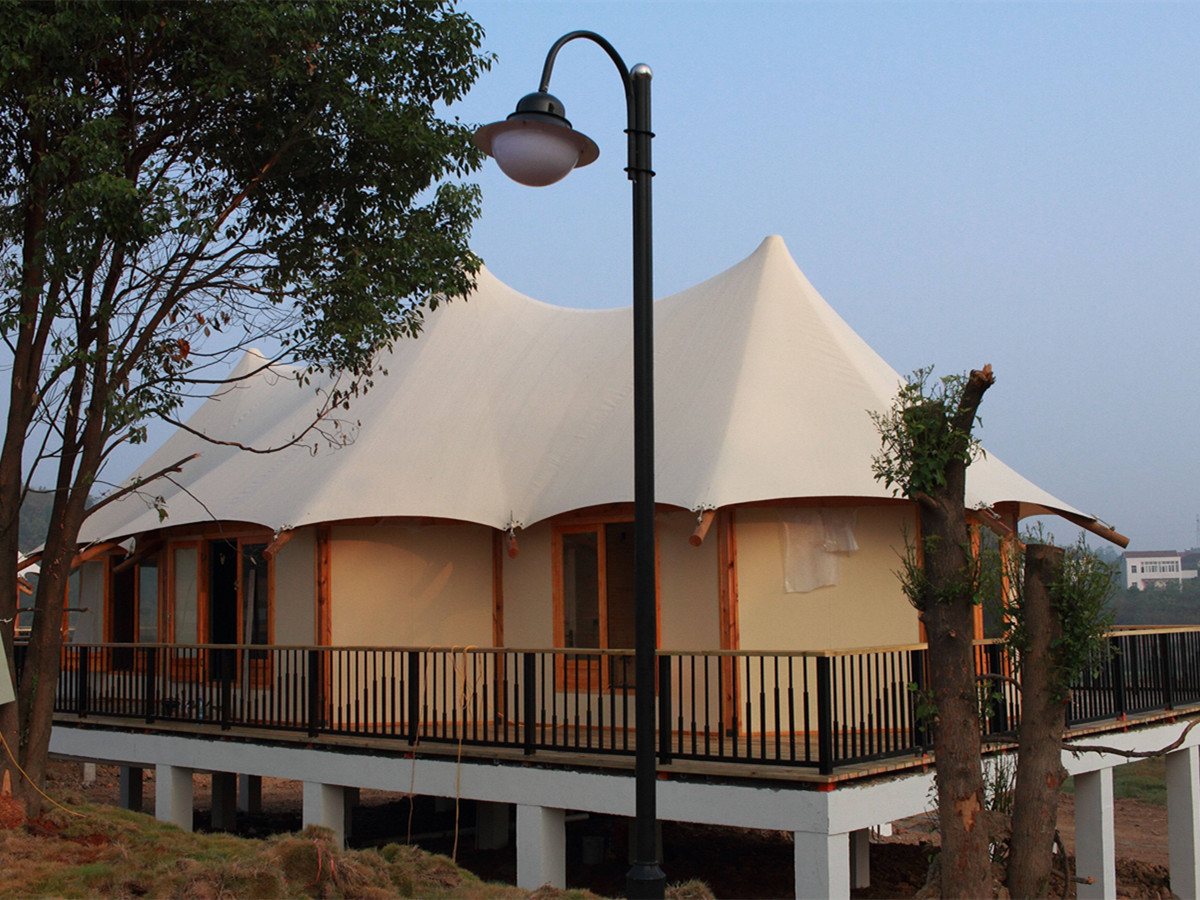 High-End Customized Eco Retreat Room | Luxury Permanent RV Tents - Hubei, China