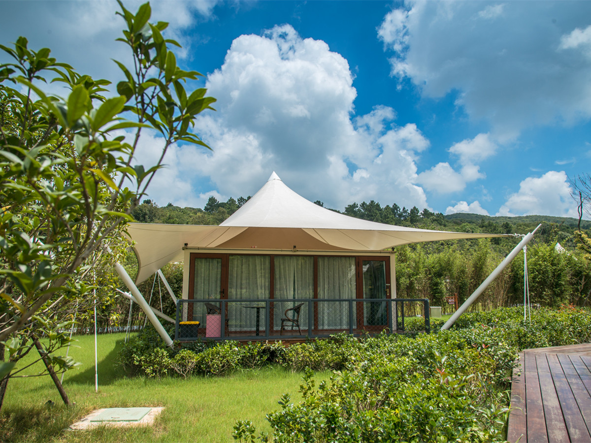 Ultime Cabine di Design Bay Village | Tenda Della Casa Del Cottage Della Tela di Canapa Ecologica - Jiangsu, Cina