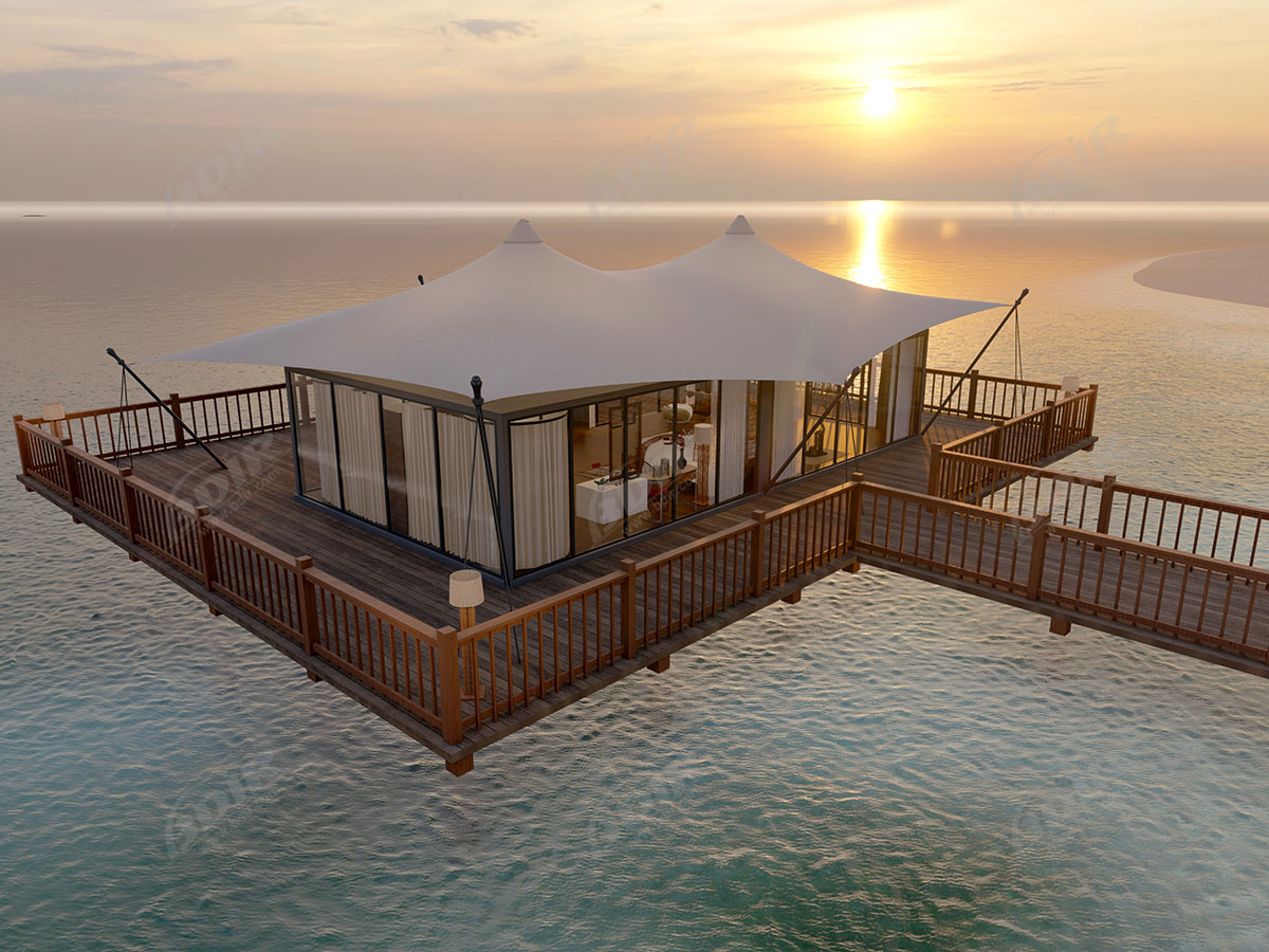 China Royal Lodge Glamping Tented Villas para la Suite Familiar de Resort de Lujo proveedor Royal Lodge Glamping Tented Villas para la Suite Familiar de Resort de Lujo