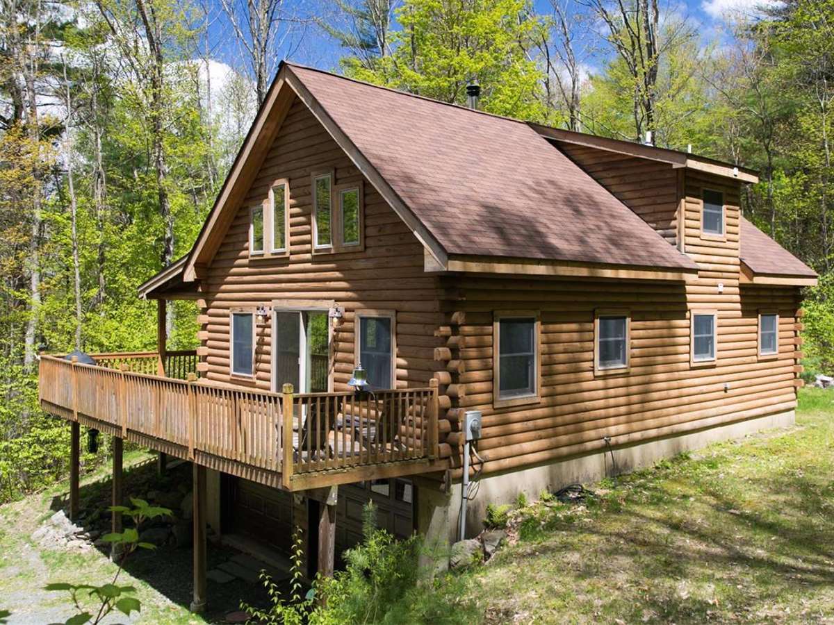 Cabana rústica de madeira de madeira personalizada do pinho, casa de madeira modular com salas integradas