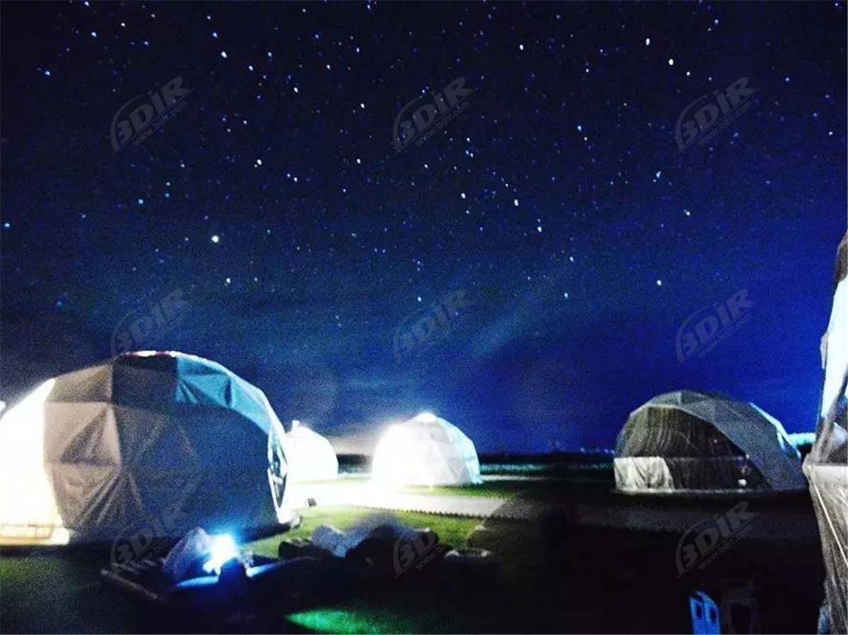 Luxuriöse Kuppelzelt-Lodges, Luxuriöser Eco-Dome-Campingplatz in Der Roten Wüste