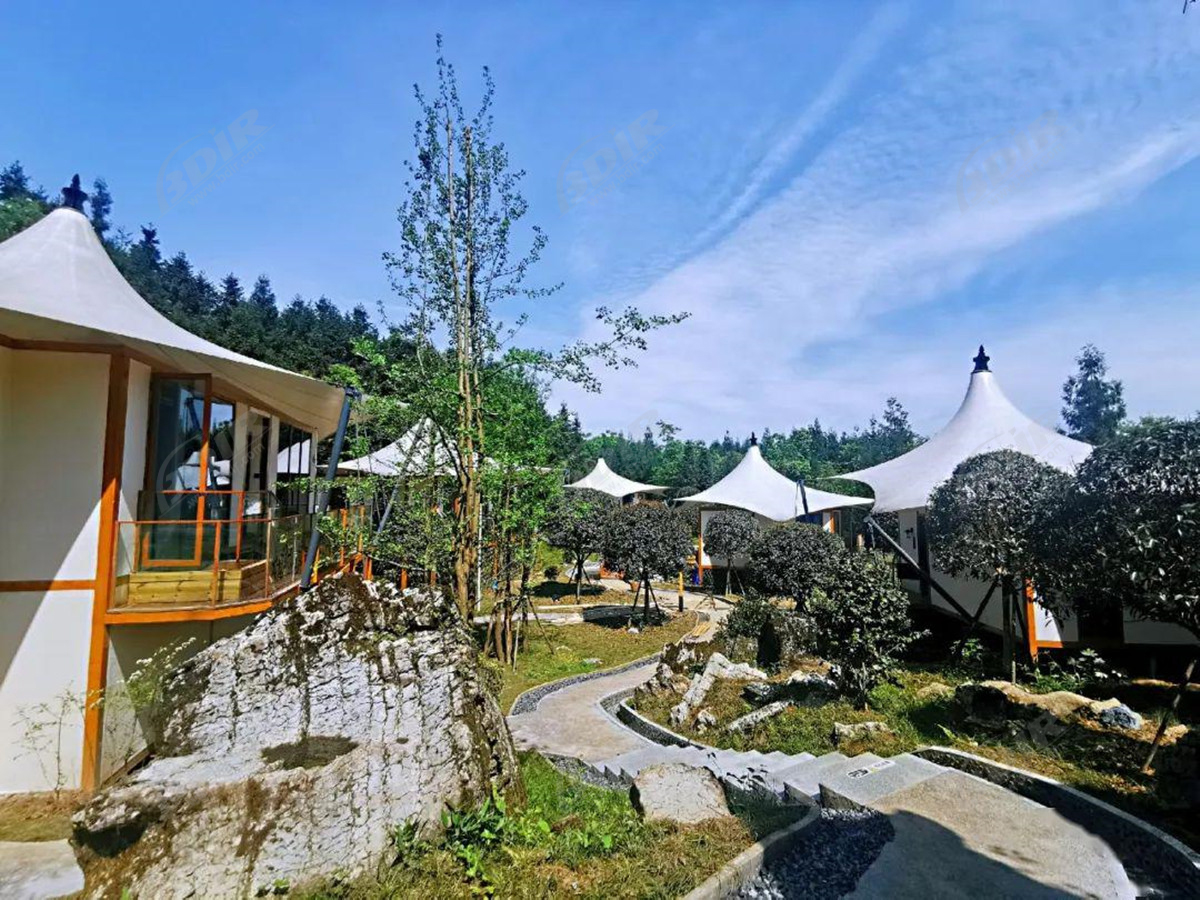 19 Case Resort di Lusso | Riparo da Campeggio Sulla Spiaggia - Chengdu, Cina