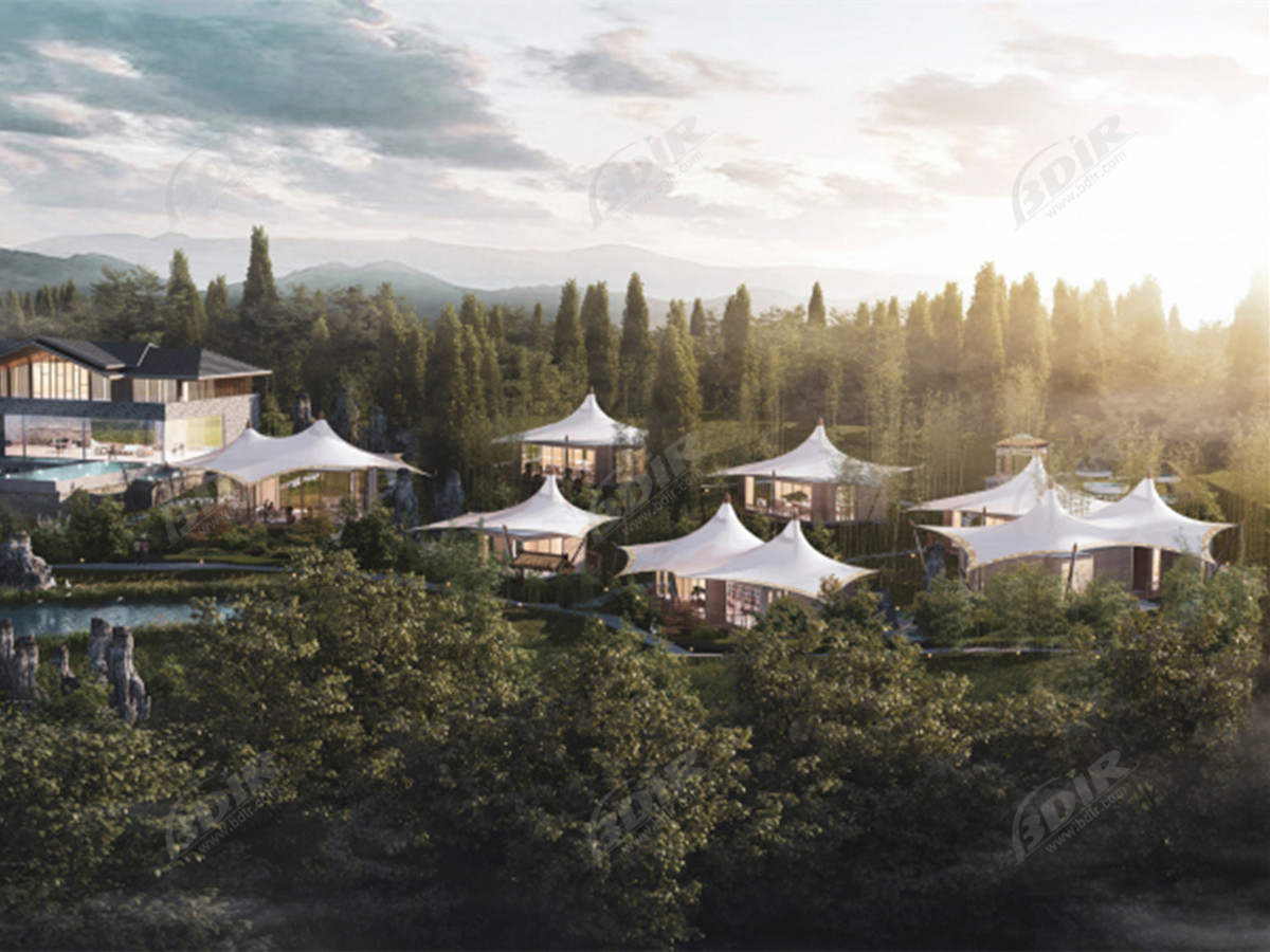 19 Pcs Luxury Eco House Resorts | Beach Camping Shelter - Chengdu, China