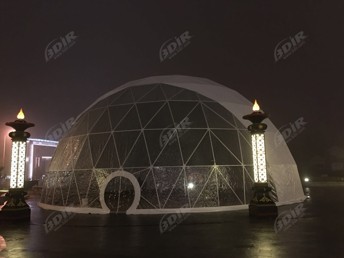 20M Inovador Estande para Feiras | Cúpula de Exposições | Tenda para Eventos Ao Ar Livre - Guizhou, China