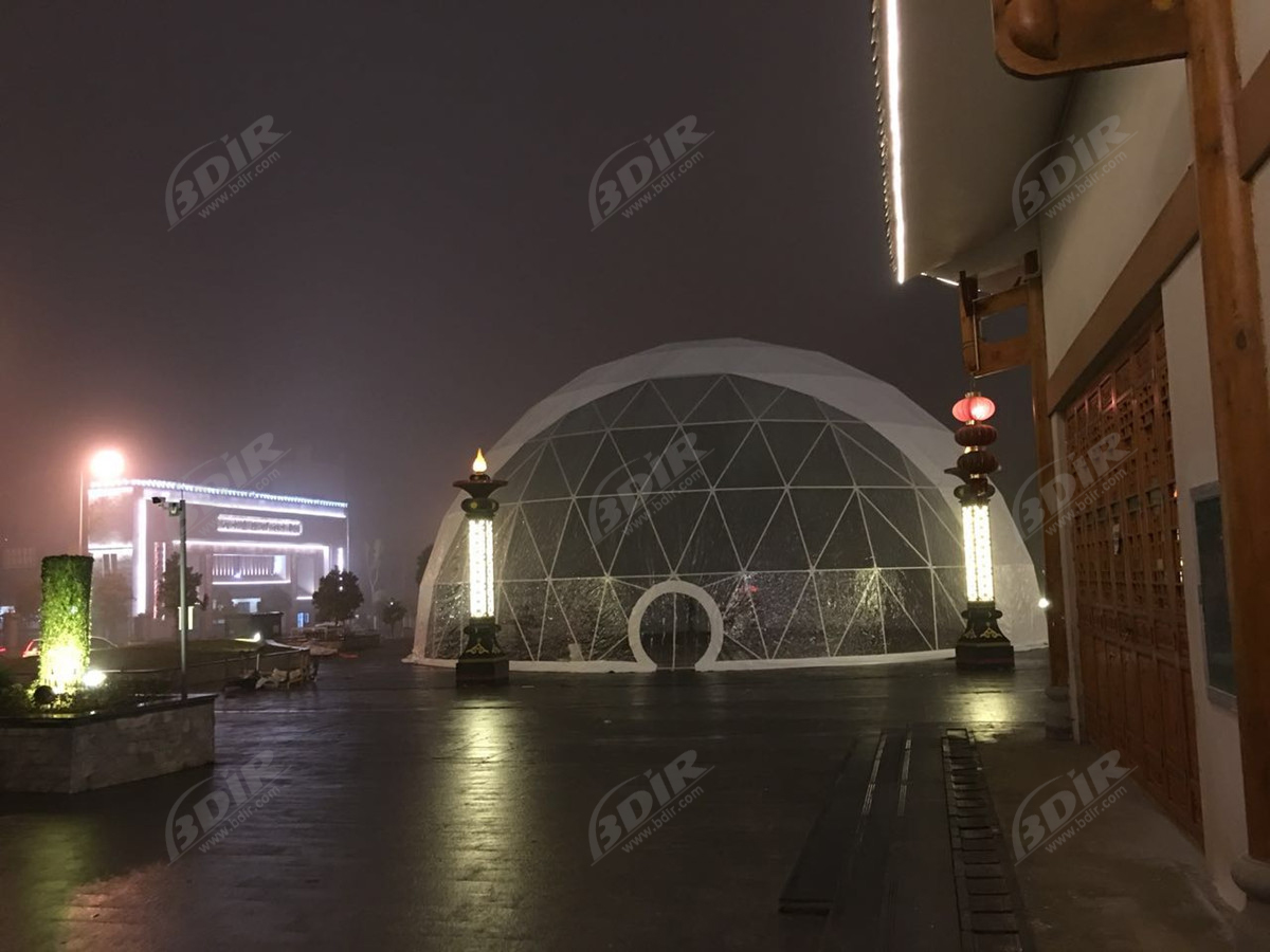 20M Innovatieve Beursstand | Tentoonstellingen Dome | Outdoor Evenemententent - Guizhou, China