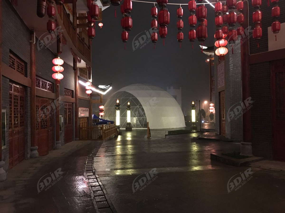 20M Innovatieve Beursstand | Tentoonstellingen Dome | Outdoor Evenemententent - Guizhou, China