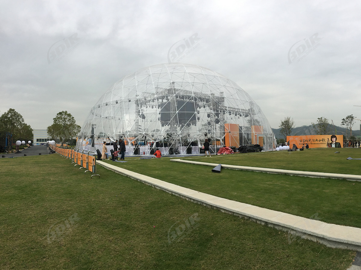 35M Tentstructuur voor Commerciële Evenementen | Openluchtkoepelconcerten - Zhuhai, China