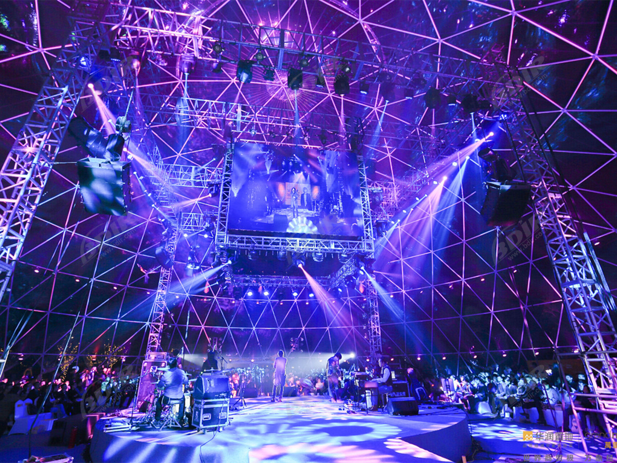 Tenda per Eventi Commerciali 35M | Concerti All"Aperto Sulla Cupola - Zhuhai, Cina
