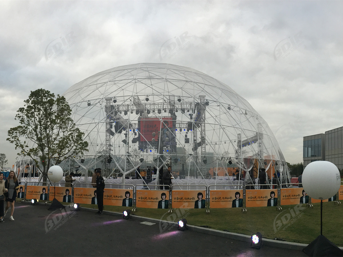 35 م هيكل خيمة الحدث التجاري | حفلات القبة في الهواء الطلق - تشوهاى ، الصين