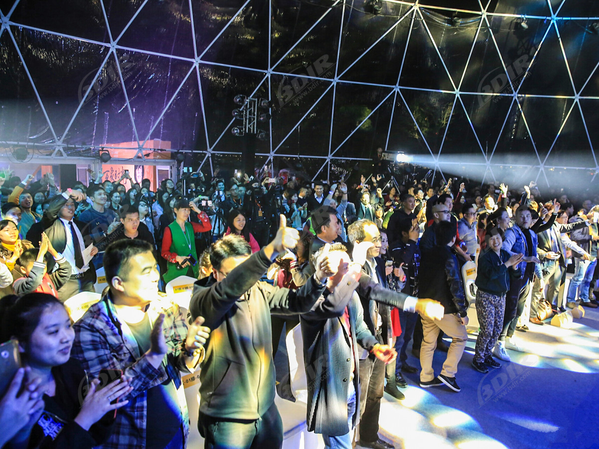 35 م هيكل خيمة الحدث التجاري | حفلات القبة في الهواء الطلق - تشوهاى ، الصين