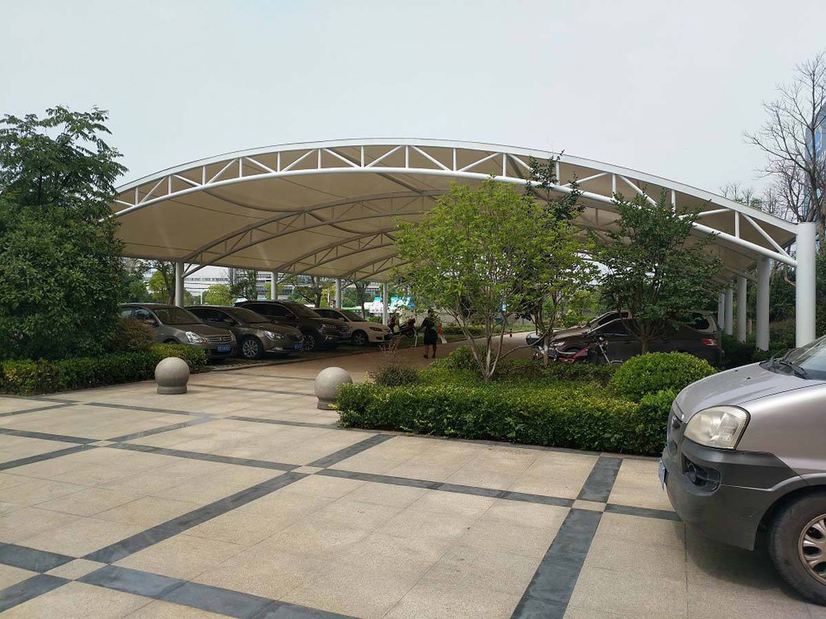 Car Parking Shade, Sheds, Canopies for Manufacturing District - Heyuan, China